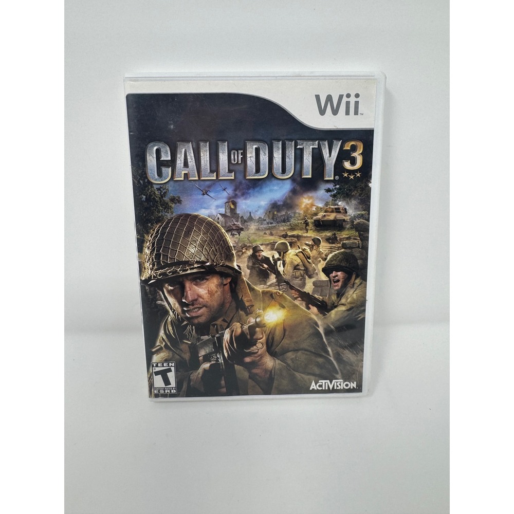 Call of Duty 3 Nintendo Wii Game 2006 Tested Works